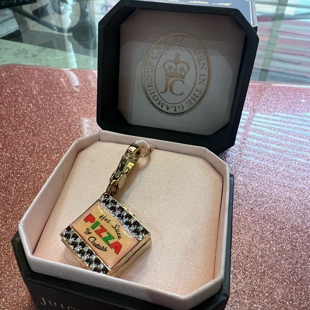 Juicy Couture Pizza Box Charm